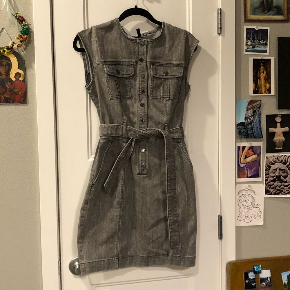 White House Black Market Denim Dress